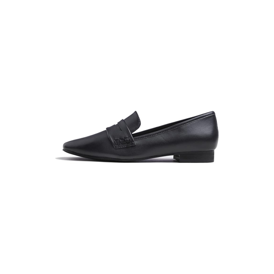 Mocassini Donna Eleganti Vegan Pelle Nera