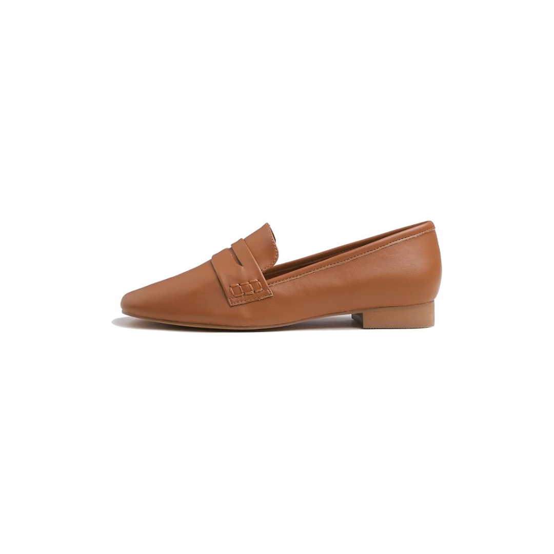 Mocassini Donna Eleganti Vegan Camel