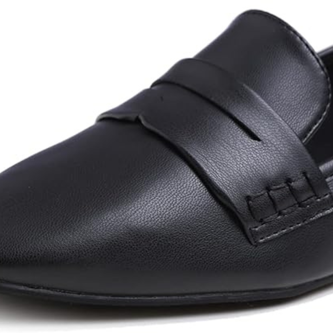 Mocassini Donna Eleganti Vegan Pelle Nera