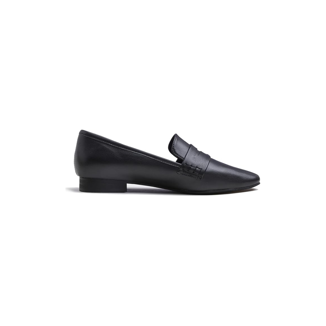 Mocassini Donna Eleganti Vegan Pelle Nera