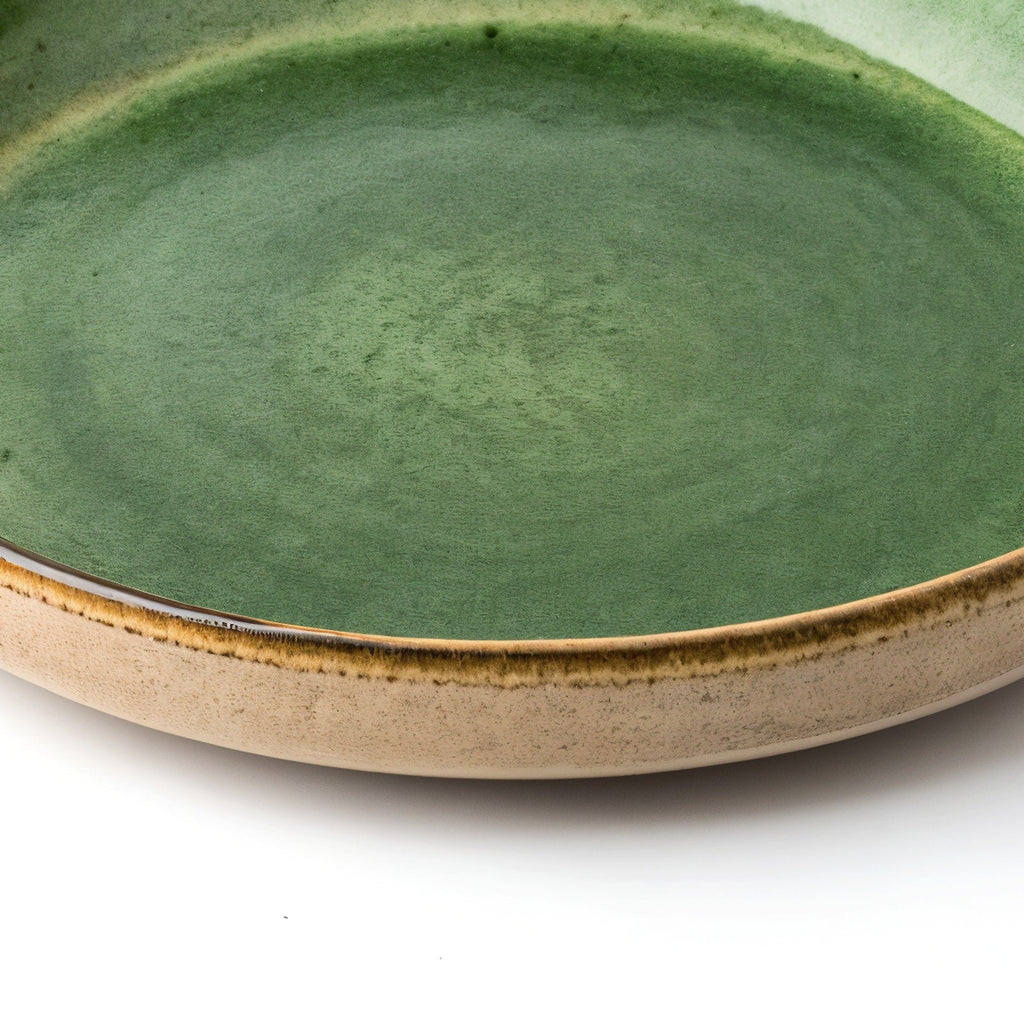 Bernatexshop Piatto Foresta — Dettaglio del bordo e del profilo del piatto