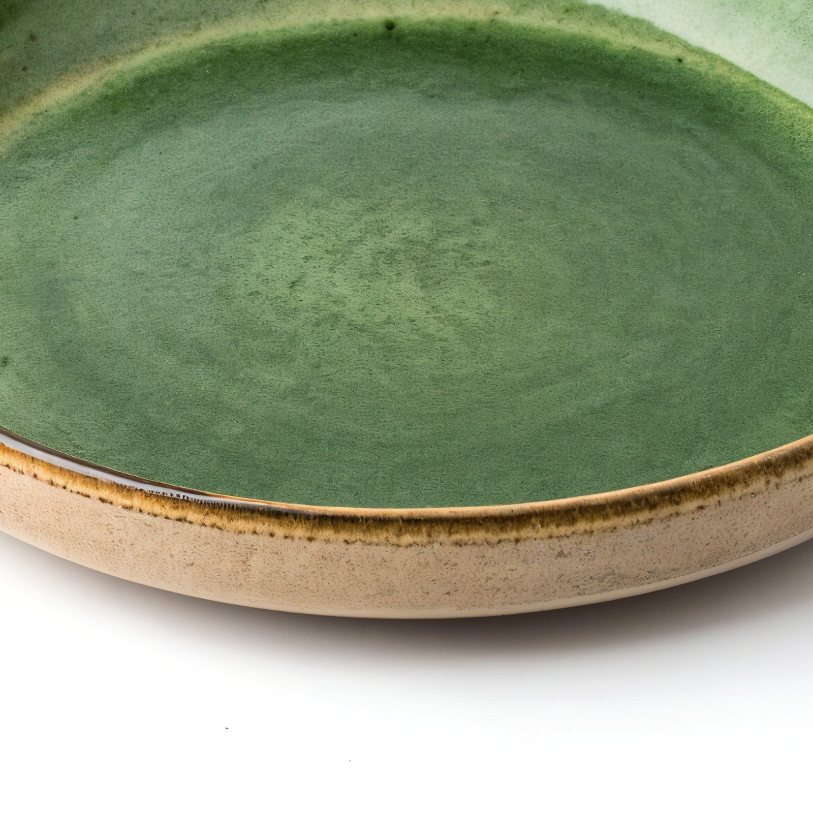 Bernatexshop Piatto Foresta — Dettaglio del bordo e del profilo del piatto