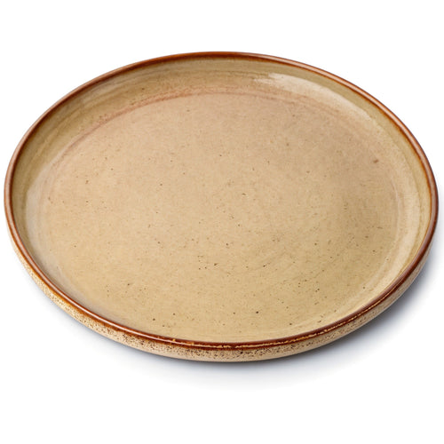 Bernatexshop Piatto Circolare Terra — vista angolata tre quarti del piatto intero