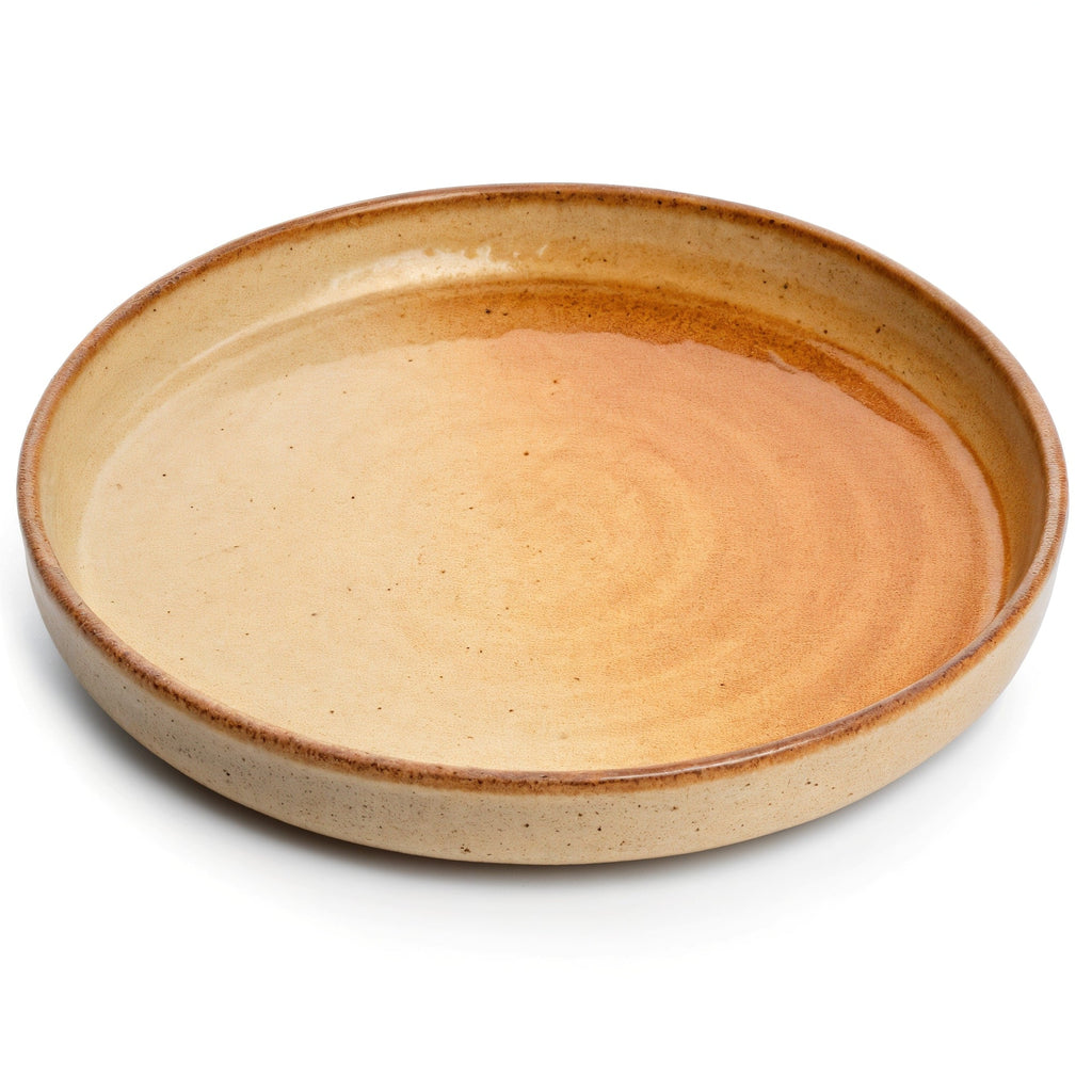 Bernatexshop Piatto Sabbia — vista a tre quarti del piatto completo