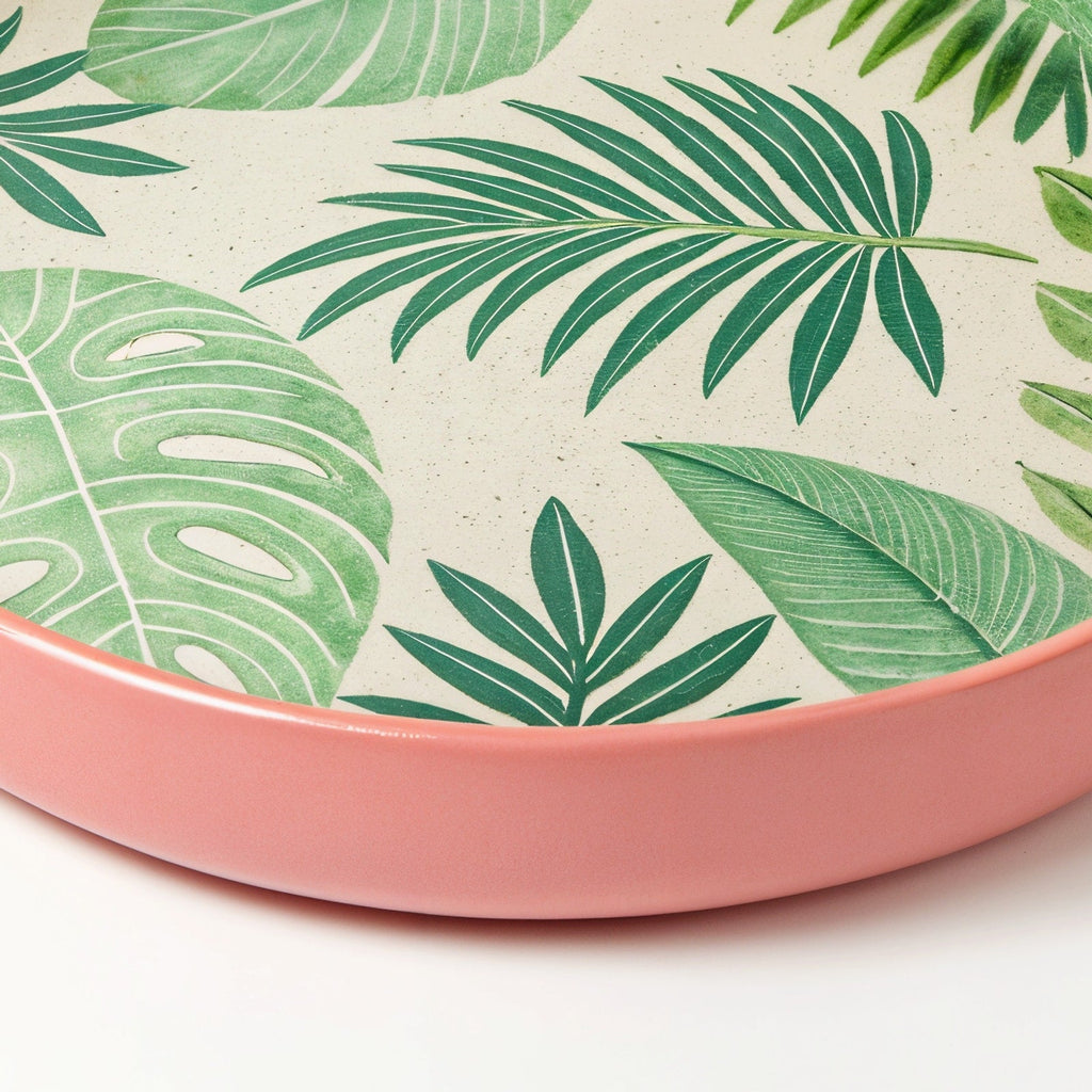 Bernatexshop Piatto Tropicale — vista del bordo e del profilo del piatto