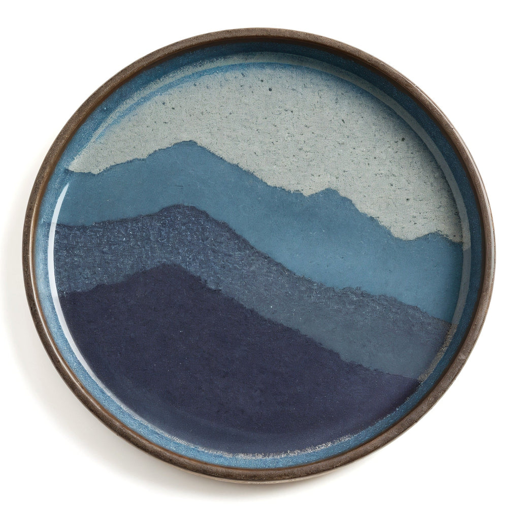 Bernatexshop Piatto Montagna — vista dall'alto del piatto rotondo