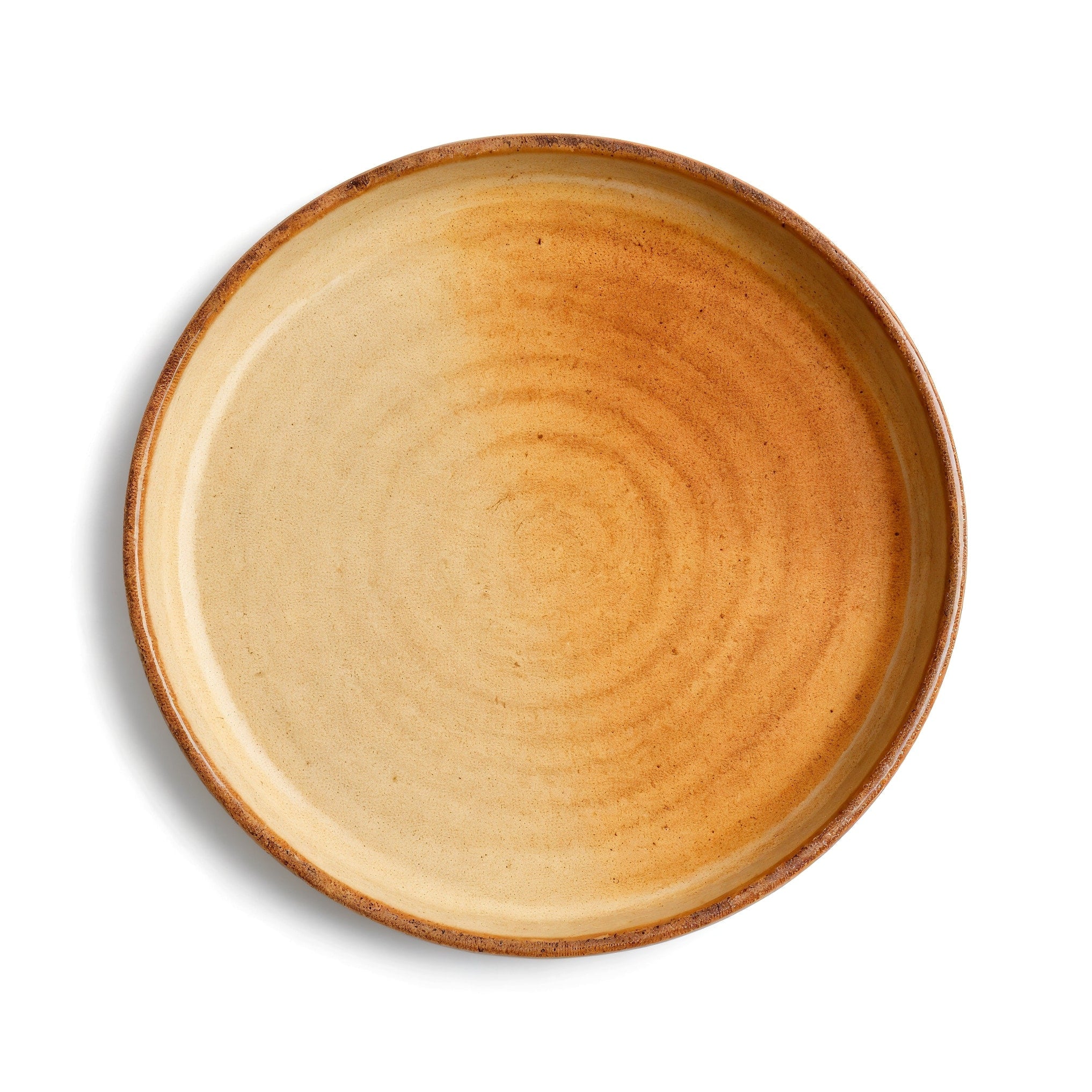 Bernatexshop Piatto Sabbia — vista dall'alto del piatto rotondo