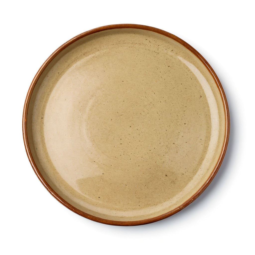 Bernatexshop Piatto Circolare Terra — vista dall'alto perfettamente perpendicolare