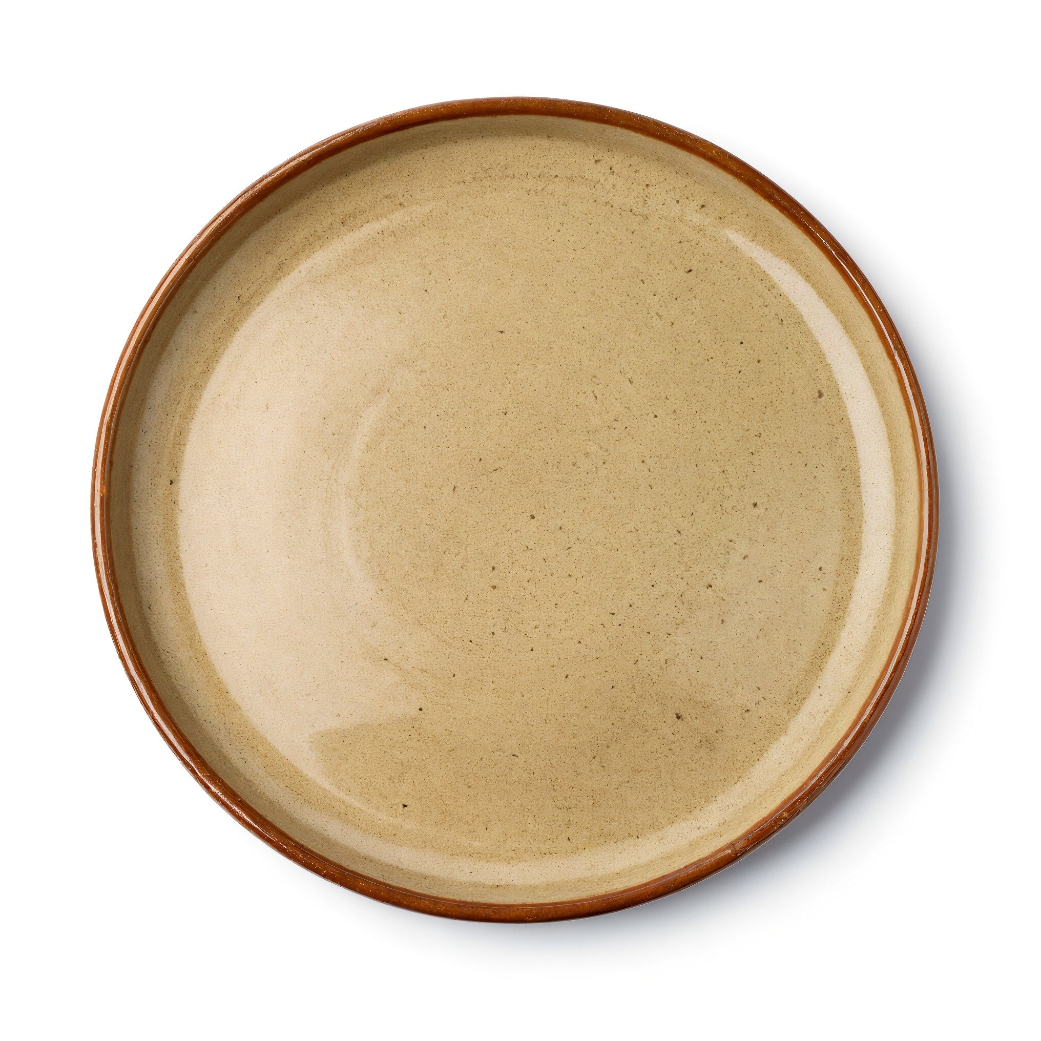 Bernatexshop Piatto Circolare Terra — vista dall'alto perfettamente perpendicolare