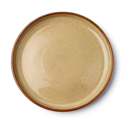 Bernatexshop Piatto Circolare Terra — vista dall'alto perfettamente perpendicolare