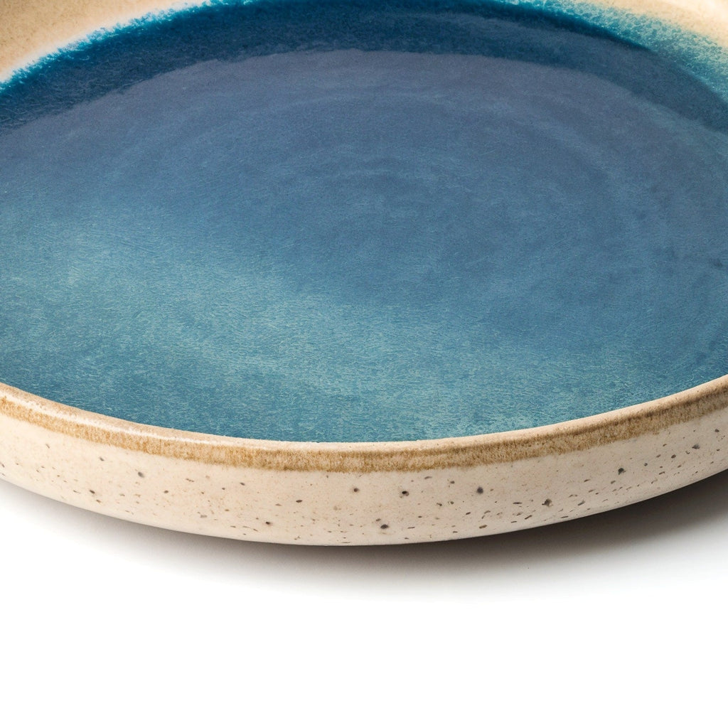 Bernatexshop Piatto Maree — dettaglio del bordo frontale e del profilo