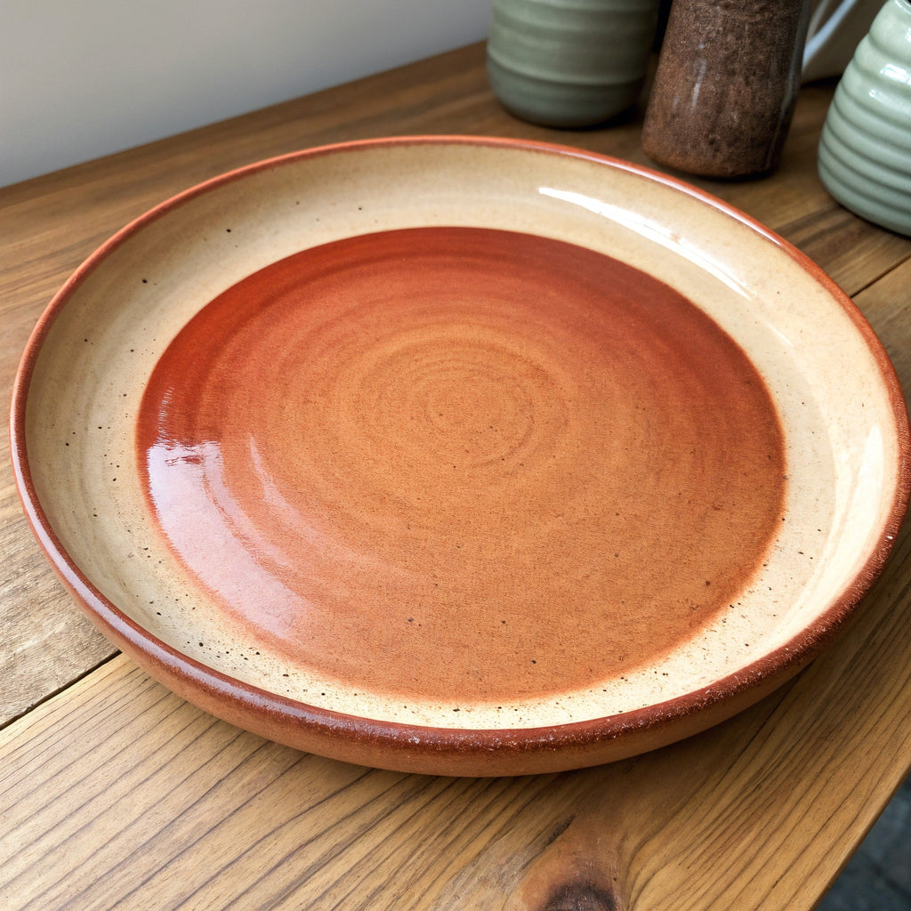 Bernatexshop Piatto Terra — vista frontale tre quarti del piatto